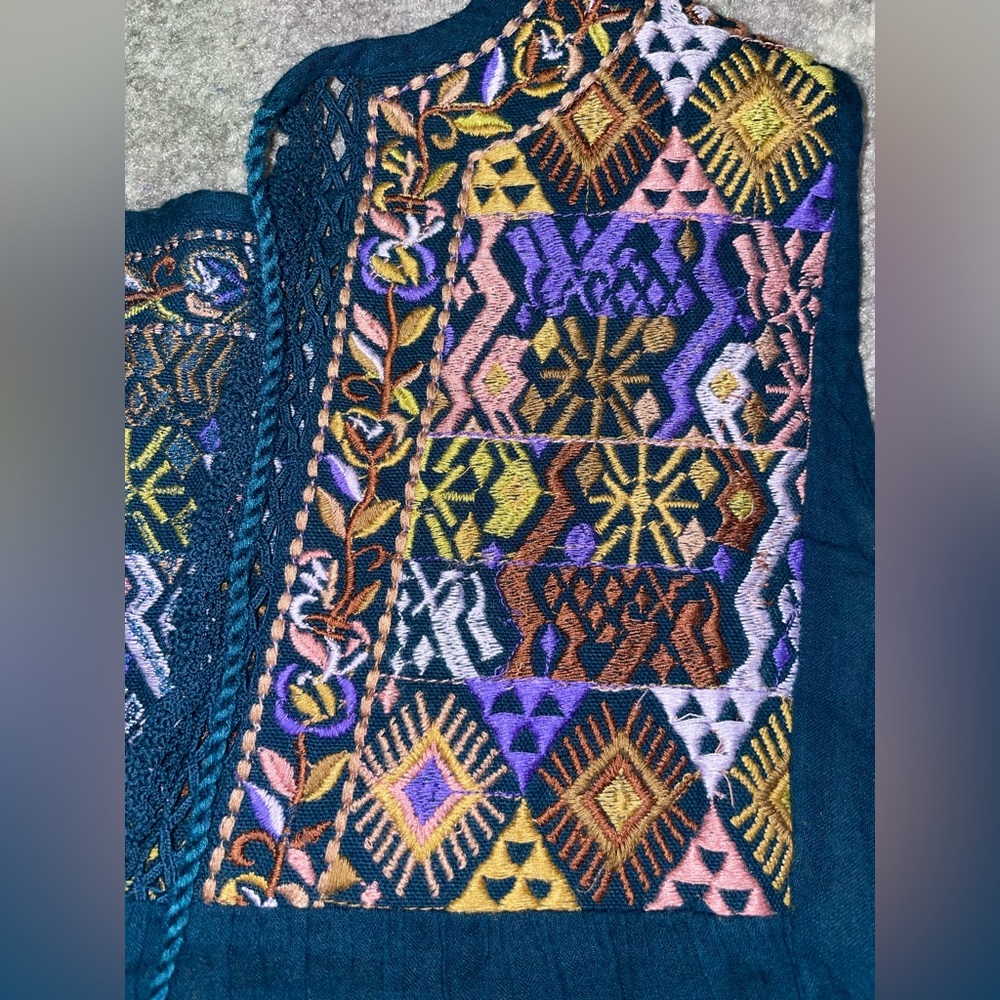 Free People Embroidered Sleeveless Top - Picture 9 of 9
